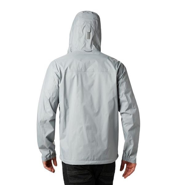 Columbia Omni-Tech Rain Jacket Grey For Men's NZ96213 New Zealand